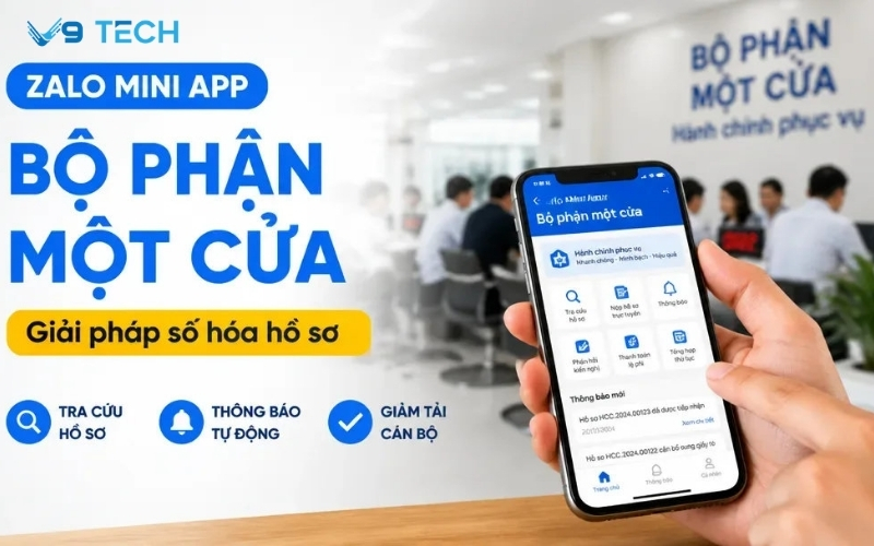 Zalo Mini App bộ phận một cửa: Số hóa hành chính công