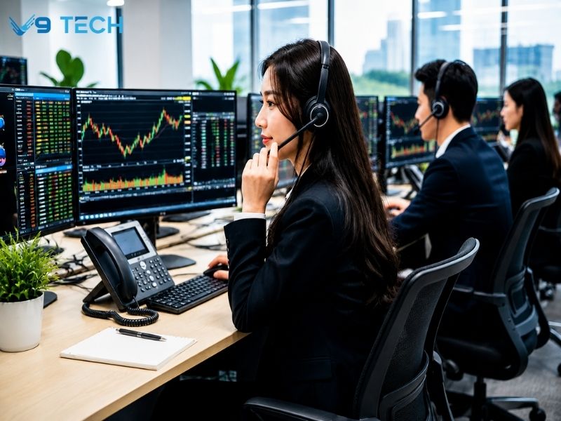 Tổng đài cho công ty chứng khoán: Quản lý giao dịch và chăm sóc nhà đầu tư hiệu quả 1 tổng đài cho công ty chứng khoán