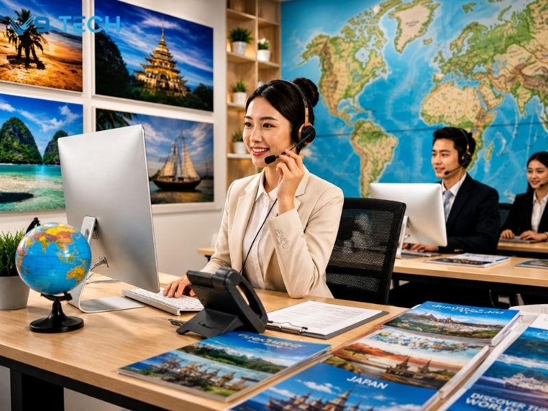 tổng đài cho công ty du lịch