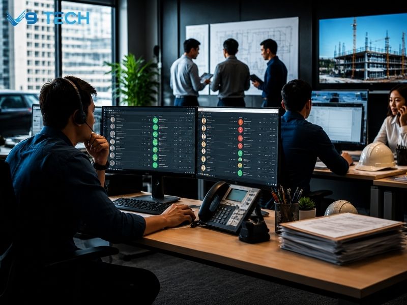 tổng đài cho công ty xây dựng