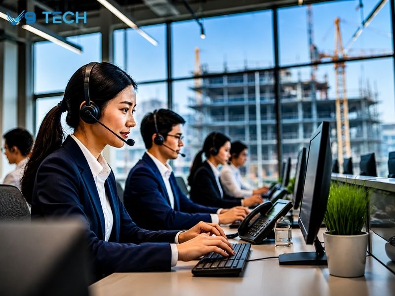 tổng đài cho công ty xây dựng