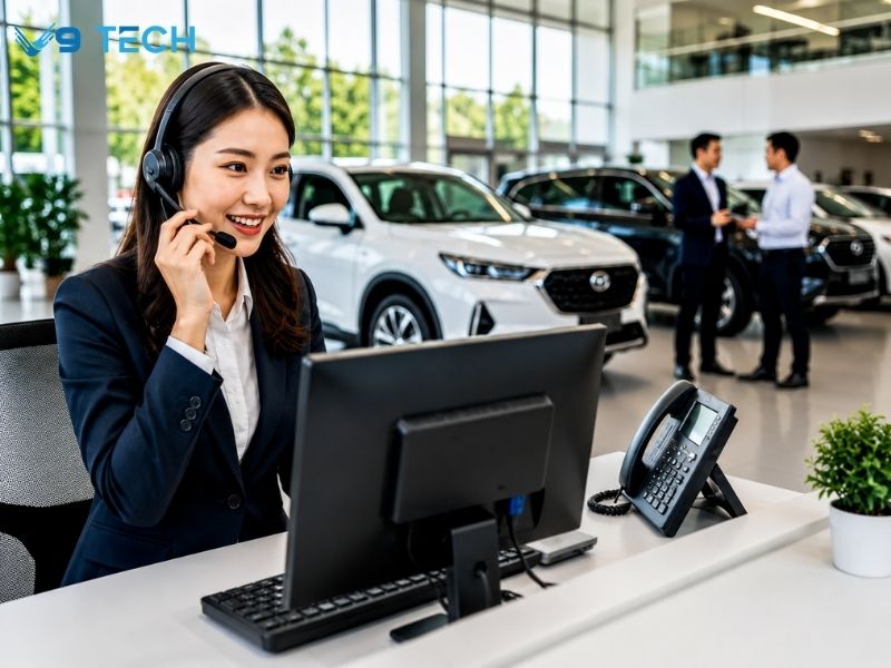 Giải pháp tổng đài cho showroom ô tô chuyên nghiệp, dễ quản lý