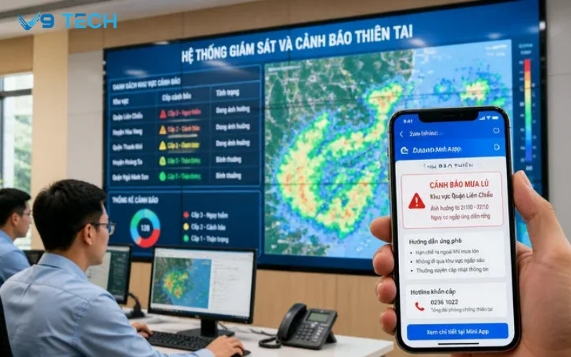 Zalo Mini App cảnh báo thiên tai cho người dân: Giải pháp cảnh báo sớm và hỗ trợ ứng phó 1 zalo mini app cảnh báo thiên tai cho người dân
