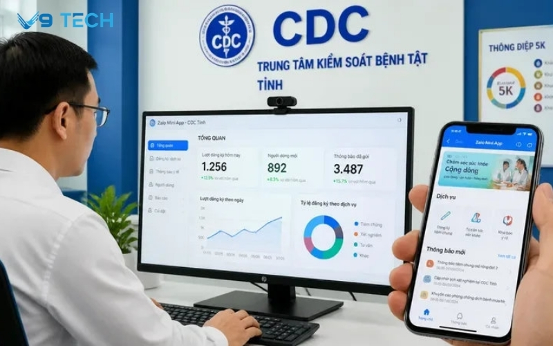 Zalo Mini App cho CDC tỉnh: Xây dựng điểm chạm số giữa CDC và người dân 1 zalo mini app cho CDC tỉnh