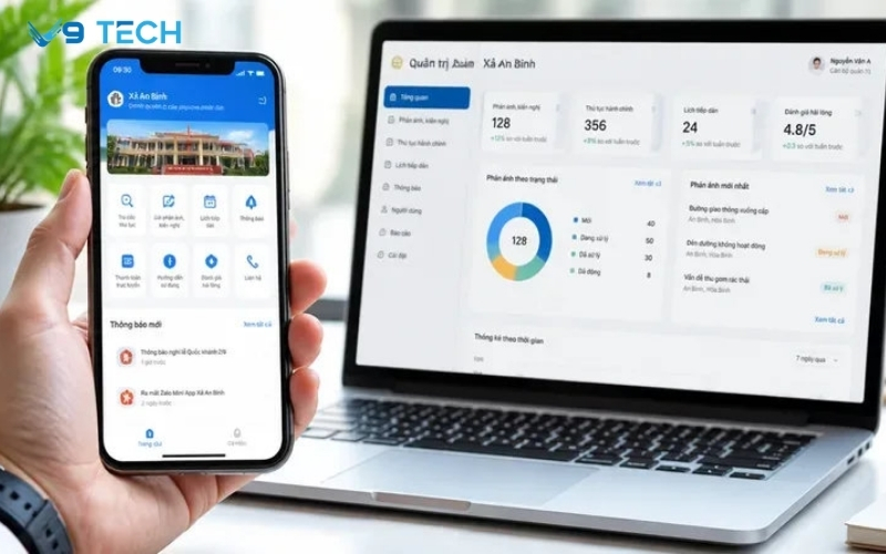 zalo mini app cho xã sau sáp nhập
