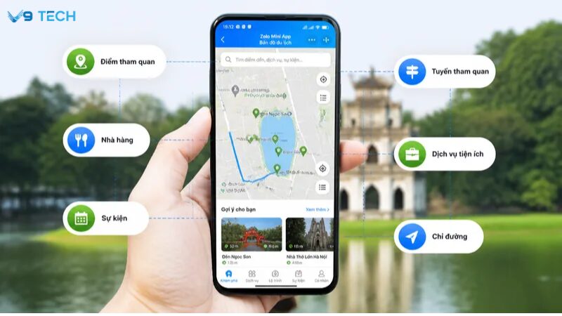 Zalo Mini App bản đồ số du lịch giúp địa phương quảng bá điểm đến hiệu quả