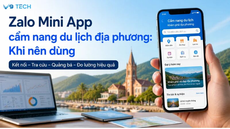 Zalo Mini App cẩm nang du lịch địa phương nâng tầm trải nghiệm du khách