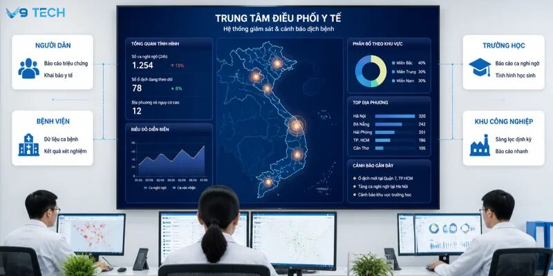 zalo mini app cảnh báo dịch bệnh