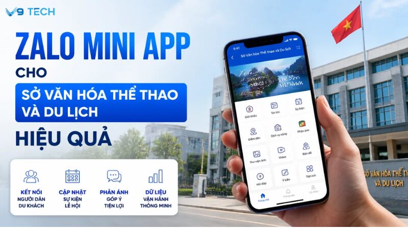 Zalo Mini App cho Sở Văn hóa Thể thao và Du lịch 