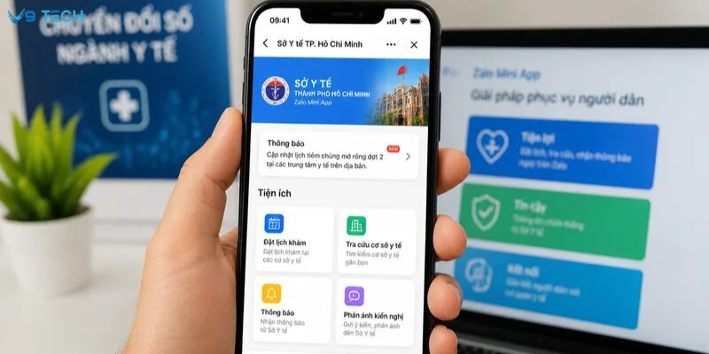 Zalo Mini App cho Sở Y tế