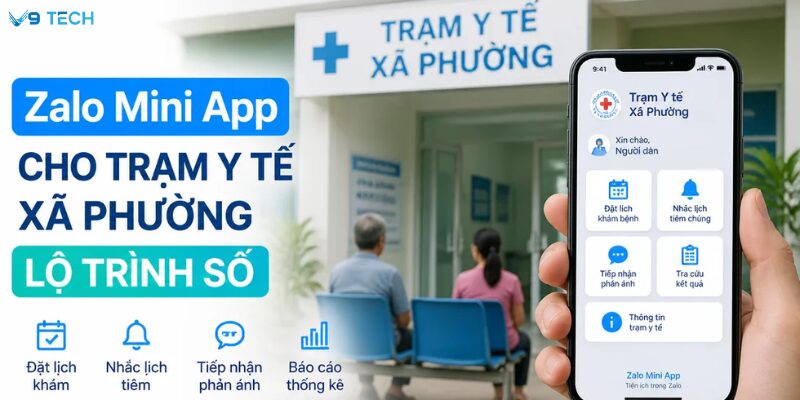 zalo mini app cho trạm y tế xã phường