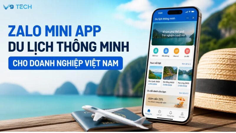 Zalo Mini App du lịch thông minh