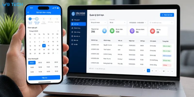 zalo mini app quản lý tiêm chủng