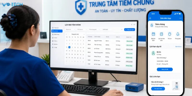 zalo mini app quản lý tiêm chủng