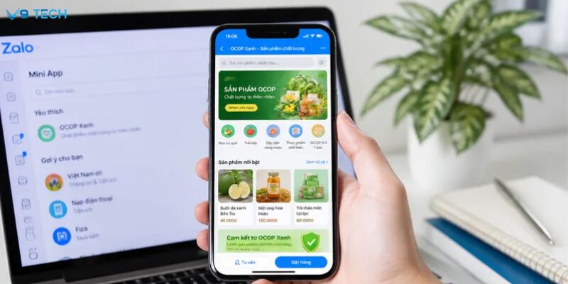 Zalo Mini App quảng bá sản phẩm OCOP