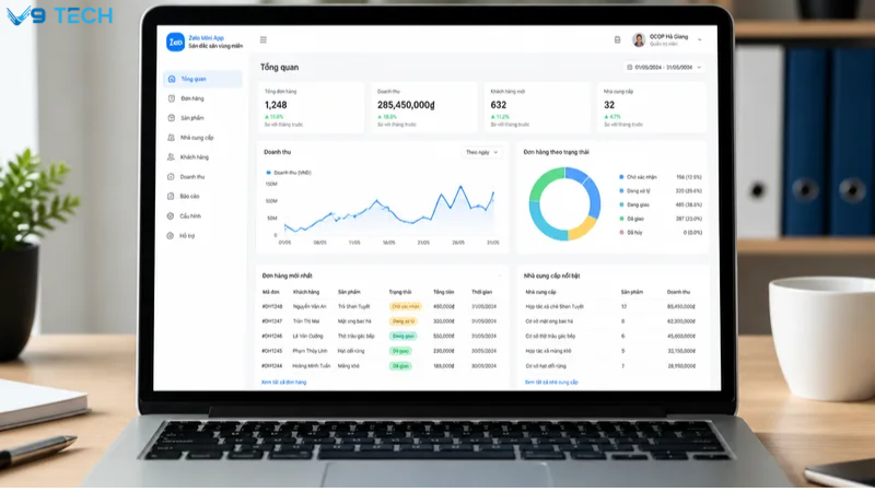 zalo mini app sàn đặc sản vùng miền