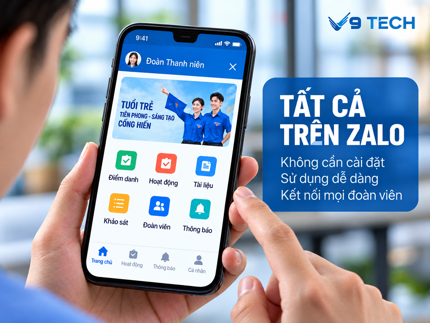 Zalo Mini App Cho Đoàn Thanh Niên: Từ Sổ Giấy Sang Điểm Danh Số 2 Zalo Mini App Cho Đoàn Thanh Niên