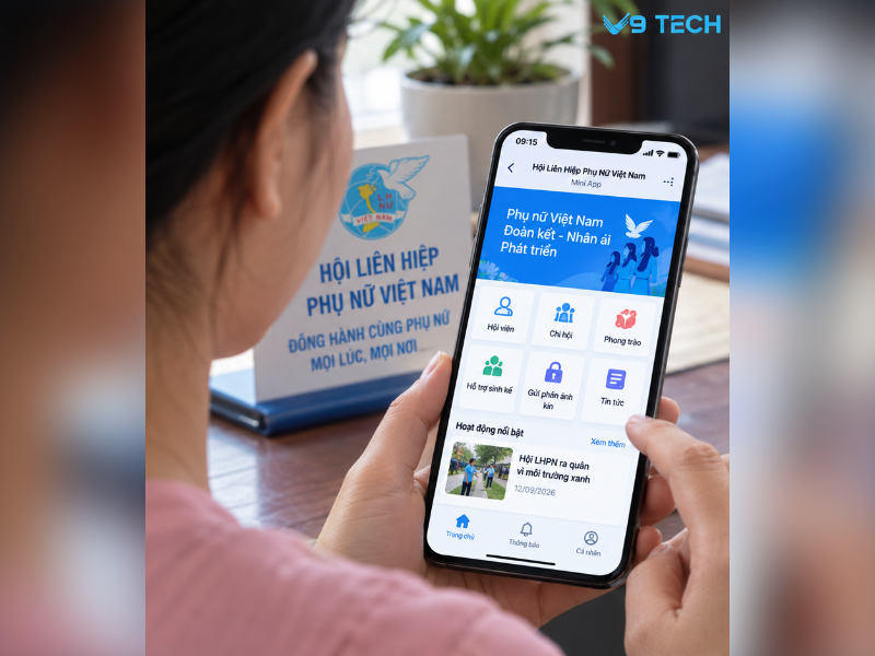 zalo mini app cho Hội Liên hiệp Phụ nữ