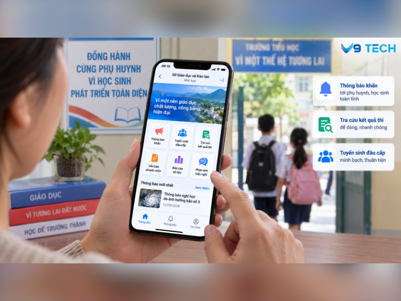 Zalo Mini App cho Sở Giáo dục và Đào tạo 1 zalo mini app cho Sở Giáo dục và Đào tạo