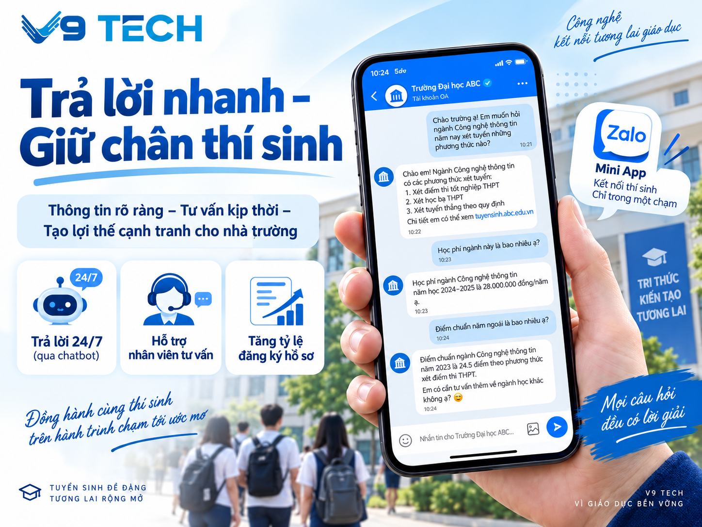 zalo mini app cho truong dai hoc cao dang 1