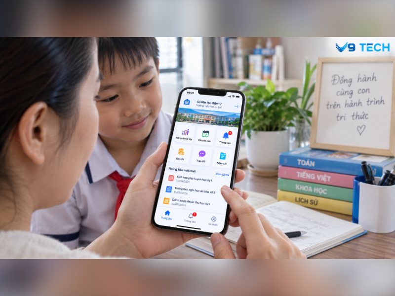zalo mini app sổ liên lạc điện tử trường học