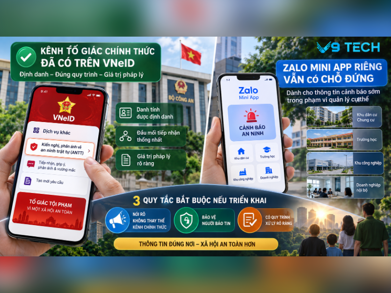 Zalo Mini App tố giác tin báo tội phạm: Khi nào nên làm, khi nào không 1 zalo mini app tố giác tin báo tội phạm